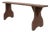 Mid-Century Modern Rustic Bench in Brown Painted Wood, France, 1890s For Sale