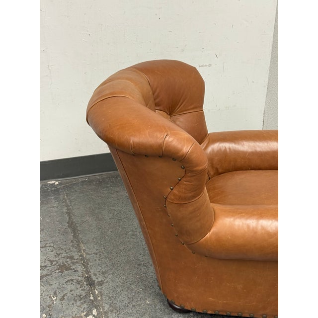 Ralph Lauren E. J. Victor for Ralph Lauren Home Writer’s Club Chair For Sale - Image 4 of 12