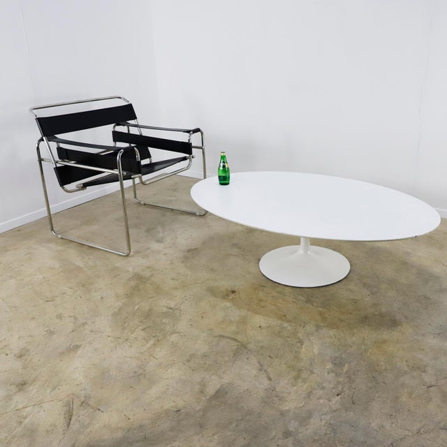 1960s Big Size Mid Century Attributed to Eero Saarinen for Knoll Center Table For Sale - Image 9 of 17