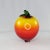 Art Glass Peach Apricot Fruit Fake Faux Home Decor Paper Weight For Sale - Image 4 of 8