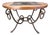 Wrought Iron Coffee Table by René Drouet, 1940s For Sale
