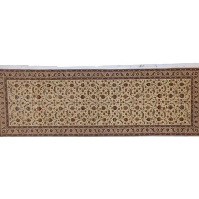 This master piece is a silk foundation and Kork wool pile genuine hand made exceptionally fine Persian Tabriz palace...
