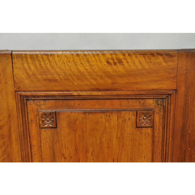 Antique French Country Louis XV Style Carved Walnut Cabinet Doors - A Pair For Sale - Image 14 of 17