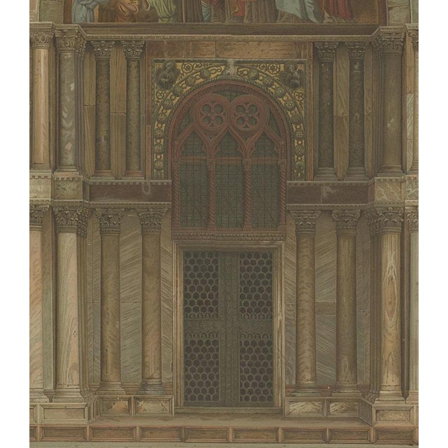 Portal of San Clemente of the Basilica of San Marco, 1881, Paper For Sale - Image 4 of 5