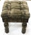 French Animal Print Neoclassical Stool Bench For Sale In Dallas - Image 6 of 11