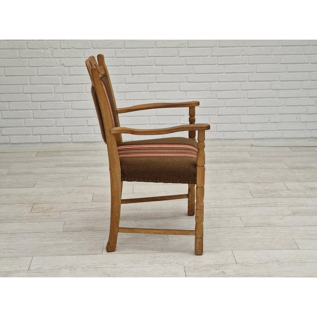 Danish Armchair in Oak Wood, 1960s For Sale - Image 10 of 18