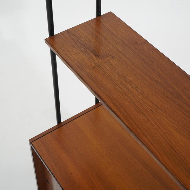 Bookcase with Metal Uprights by Amma Torino, 1960s For Sale - Image 12 of 15