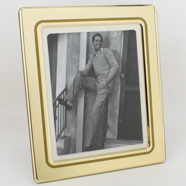 Italian designer Umberto Mascagni from Bologna designed this stunning picture frame. The piece was crafted in Italy circa...