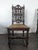 Henri II Chairs in Openwork Carved Oak with Caned Seats, Set of 6 For Sale - Image 6 of 11