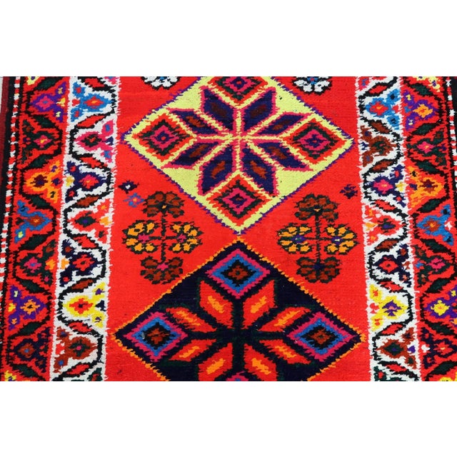 Late 20th Century Late 20th Century Turkish Kilim Runner-2′9″ × 11′9″ For Sale - Image 5 of 13