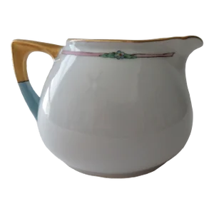 Epiag Czechoslovakia Hand-Painted Gold Trimmed Creamers