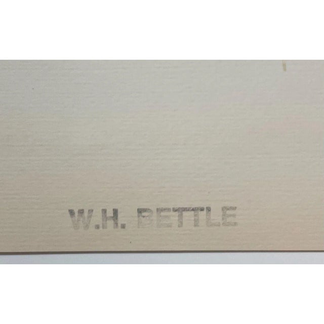 Black Antique Willaim H Bettle 'Normandy France Canal' Gelatin Silver Photograph For Sale - Image 8 of 11