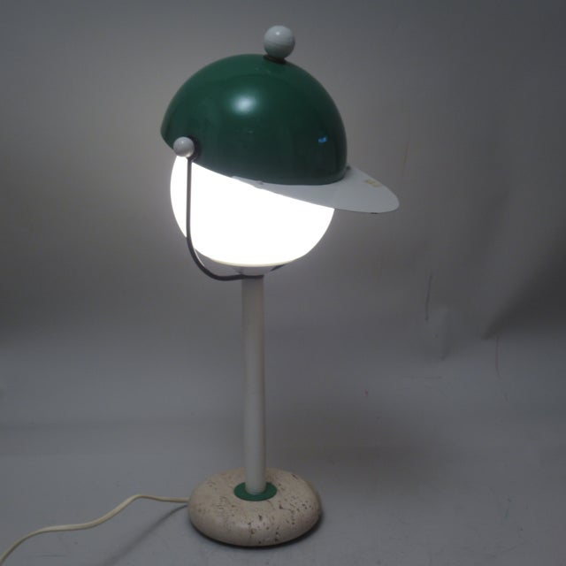 Vintage Italian Cap Lamp, 1960s For Sale - Image 9 of 14