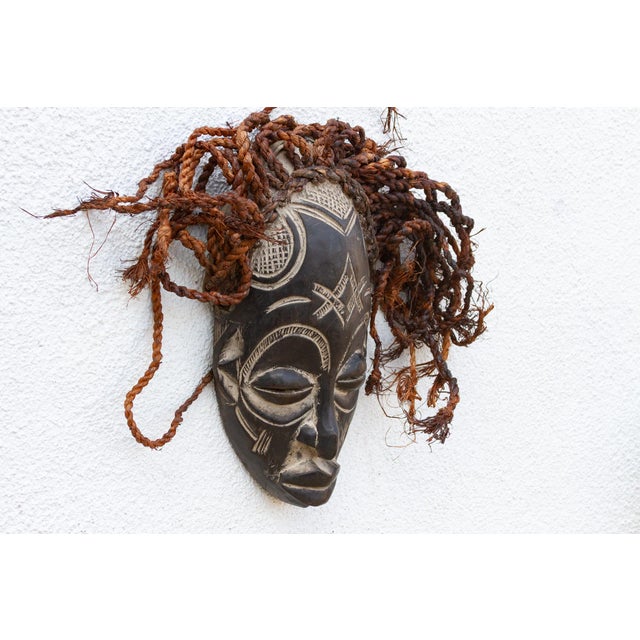1960s Spirit of African Carved Mask For Sale - Image 5 of 7