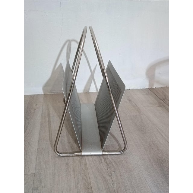 1970s Magazine Rack and Umbrella Stand by Marius Mascagni, 1970s, Set of 2 For Sale - Image 5 of 15