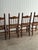 Vintage Country Oak Rush-Seat Dining Chairs, Set of 4 For Sale - Image 11 of 12