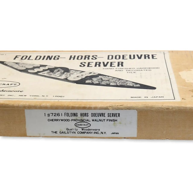 Mid-Century Modern 1960s Midcentury Hors D’Oeuvre Set — New in Box For Sale - Image 3 of 4