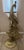 2020s Gold Finish Peacock Side Table Marble Top For Sale - Image 5 of 12