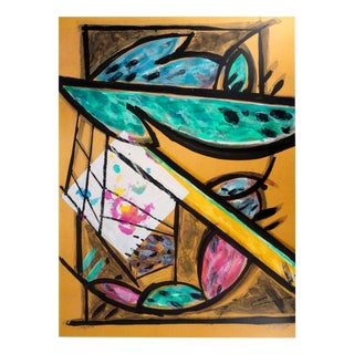 Jacques Poli, Parakeets, The Garden, Lithograph For Sale