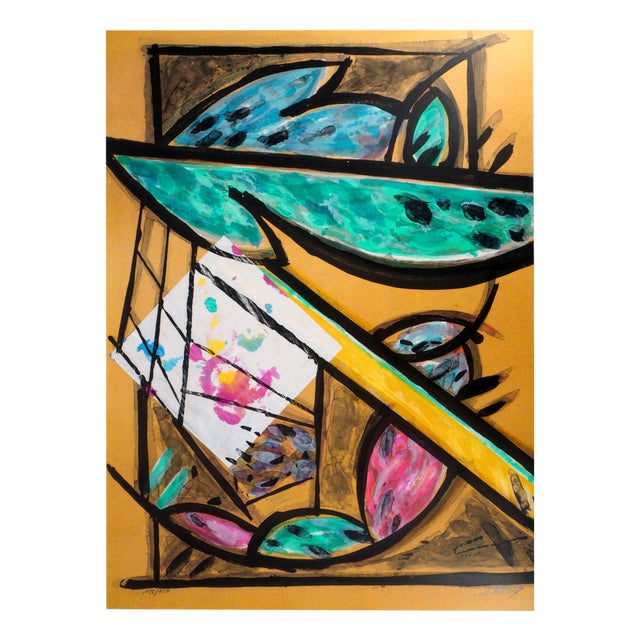 Jacques Poli, Parakeets, The Garden, Lithograph For Sale