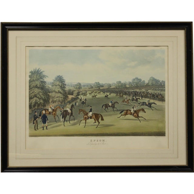 "Epsom, Preparing to Start" Engraving For Sale