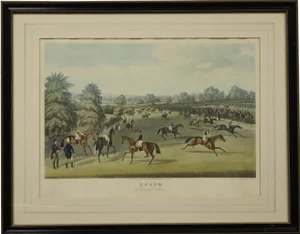 "Epsom, Preparing to Start" Engraving