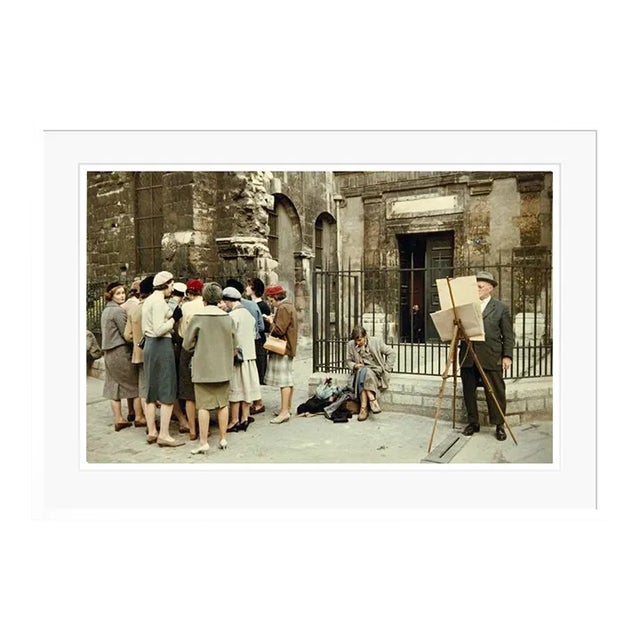 Paris Culture Vultures 1950s by Peter Cornelius Framed C-Print Photograph For Sale