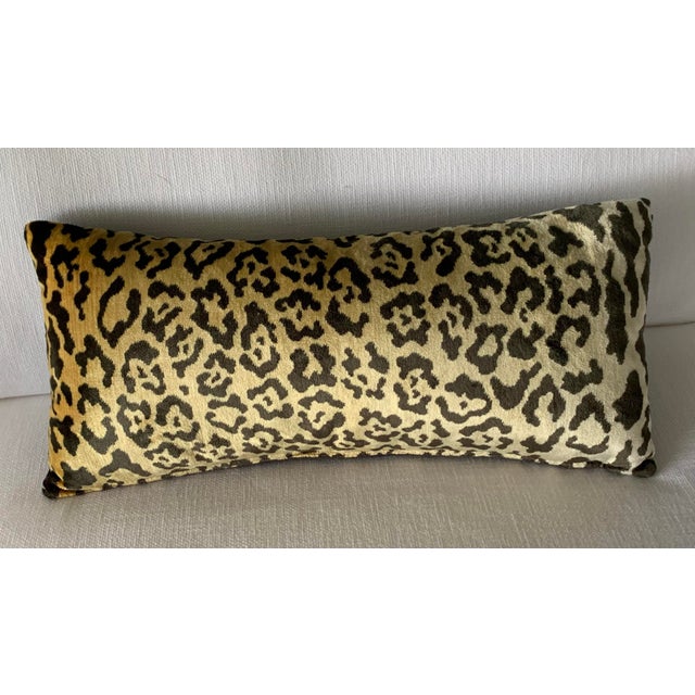 2020s Silk Tapestry Leopard Pillow For Sale - Image 5 of 5
