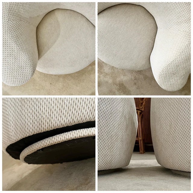 Pair of Nautilus Swivel Armchairs Attributed to Vladimir Kagan For Sale - Image 12 of 12