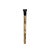 Vintage Chinese Monk Lohon Engraved Motif Bone Color Resin Inset Walking Stick For Sale - Image 11 of 12