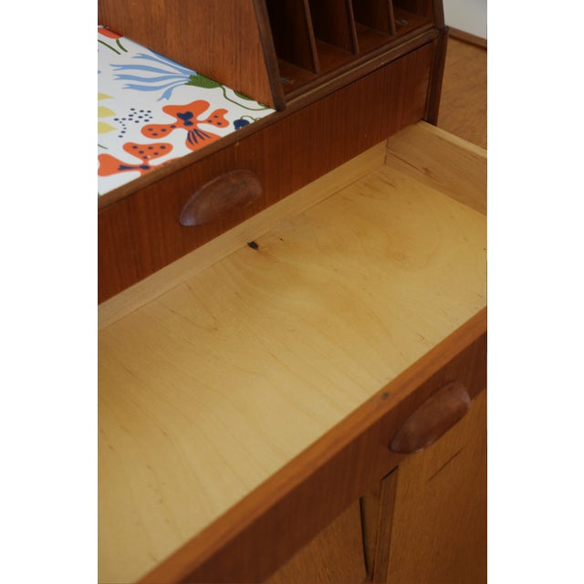 Scandinavian Teak Wall-Mounted Shelf, 1960s For Sale - Image 6 of 12