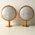 Vintage Gamma Golden Lamps by Sergio Mazza for Artemide, 1960s, Set of 2 For Sale - Image 12 of 12