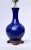 Antique Chinese porcelain bottle shape Cobalt blue table lamp with flared mouth and thick glaze with pleasing range in...