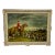 British Oil Painting Red Coat Huntsman With Hound Dogs Fernie Hunt by John Theodore Kenney 1957, Fra For Sale