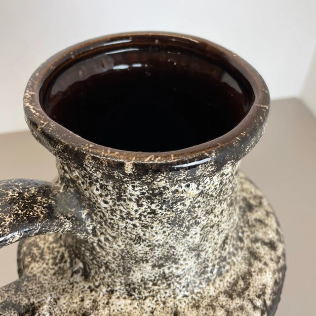 Large Multi-Color Pottery Fat Lava 408-40 Floor Vase from Scheurich, 1970s For Sale - Image 13 of 18