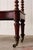 Brown Late 19th Century Victorian Mahogany 3-Tier Whatnot With Bobbin Legs on Casters For Sale - Image 8 of 11