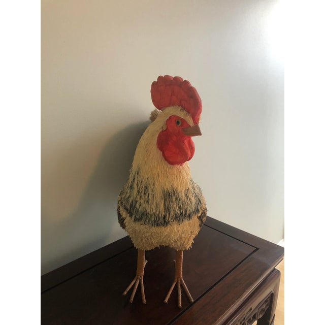 Vintage Straw Chicken Figurine For Sale In Milwaukee - Image 6 of 8