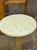 Mid 20th Century Pair of Italian MCM Brass and Travertine Side Tables For Sale - Image 5 of 7
