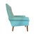 Vintage mid-century Danish modern upholstered lounge chair with teak legs. This restored 1960s classic features brand new...