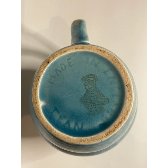 English Traditional Splatterware Blue Pitcher by Arthur Wood For Sale In Houston - Image 6 of 8
