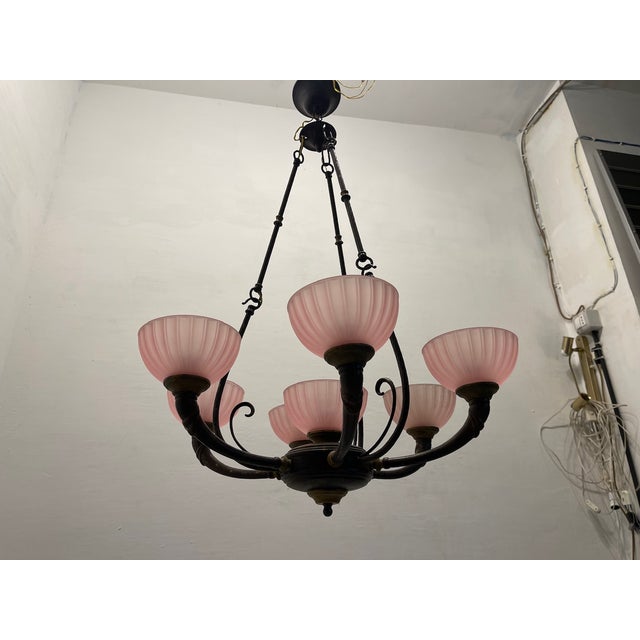 Illuminate your space with this stunning Pink Liberty Style Chandelier, a captivating piece that embodies the charm and...