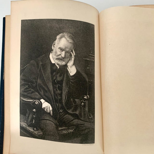 Animal Skin 19th Century Victor Hugo -Set of 7 Volumes For Sale - Image 7 of 10