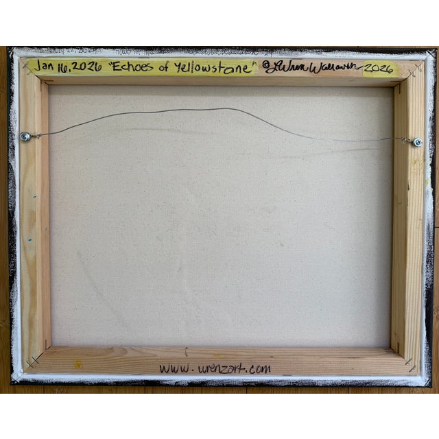 Auburn "Echoes of Yellowstone" a Sweet Painting by LWren Walraven For Sale - Image 8 of 10