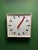 Large Czech Industrial Square Factory Clock from Pragotron, 1970s For Sale - Image 9 of 9