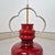 Mid-Century Modern Red Glass Pendant Lamp from Flygsfors, Sweden, 1960s For Sale - Image 3 of 10