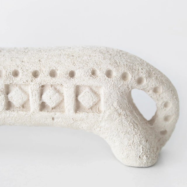 Mid-Century Modern 1950s Mid-Century Modern Bitossi Aldo Londi Ceramic Cat Scavo Figurine Italy For Sale - Image 3 of 11