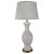 1950s Spanish White Ceramic Lamp For Sale - Image 10 of 10