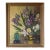 Gladys T Smith Still Life of Flowers and Buddha Head Oil Painting For Sale