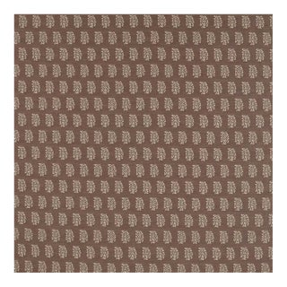 Sanderson Bagru Fabric in Cocoa For Sale