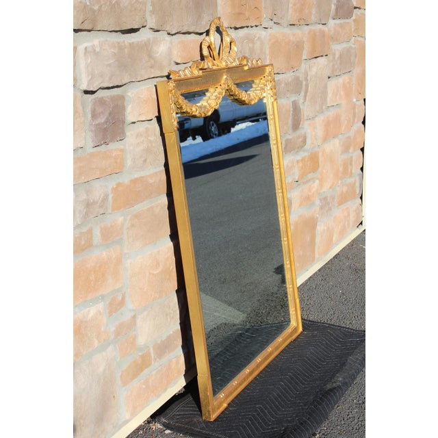 Baker Knapp & Tubbs Italian Giltwood Mirror in the Style of Louis XVI For Sale - Image 12 of 18